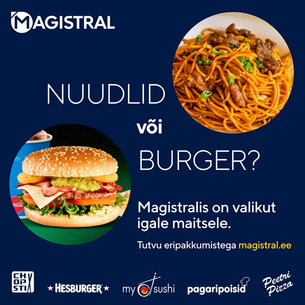 Nuudlid või burger?