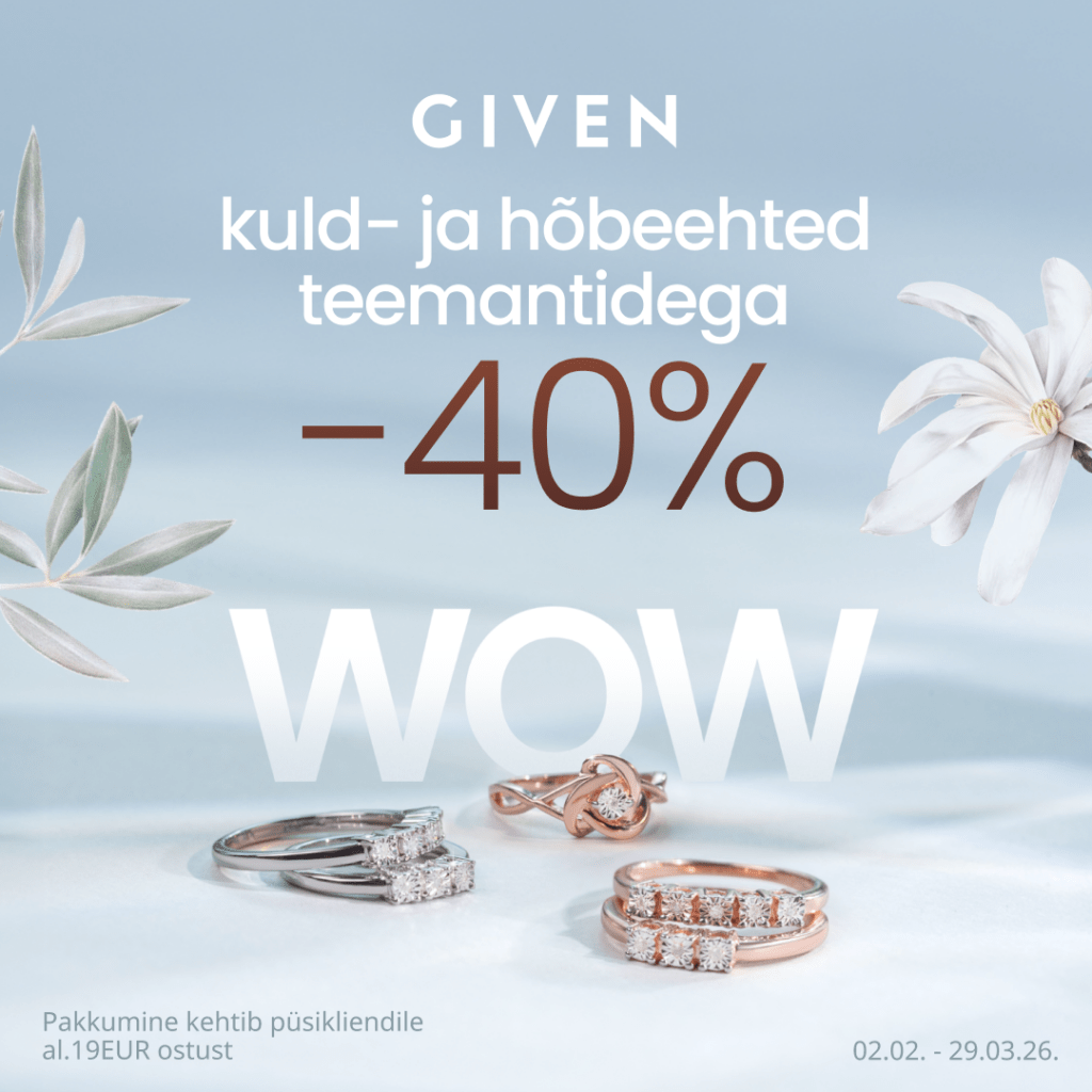 Given: Kuld- ja hõbeehted teemantidega -40%