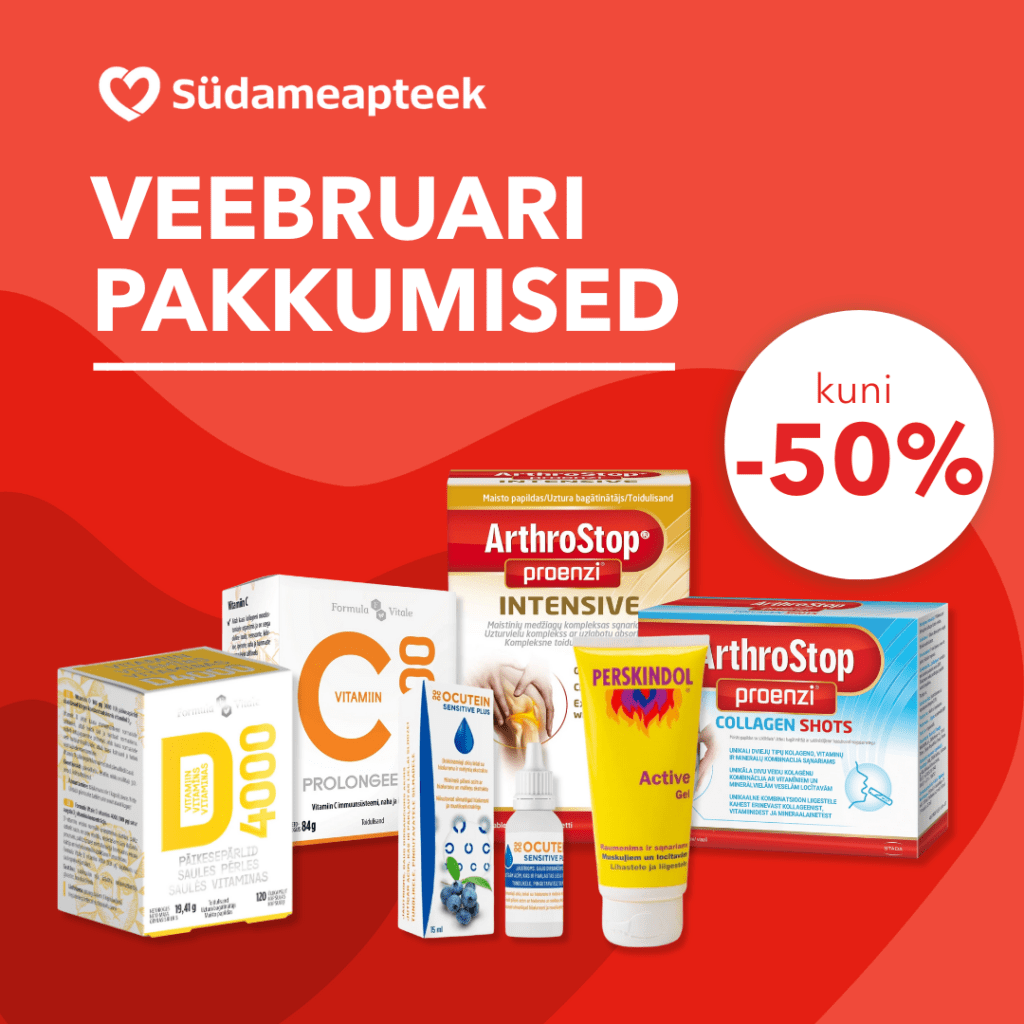 Südameapteek: Kuni 50% soodustus