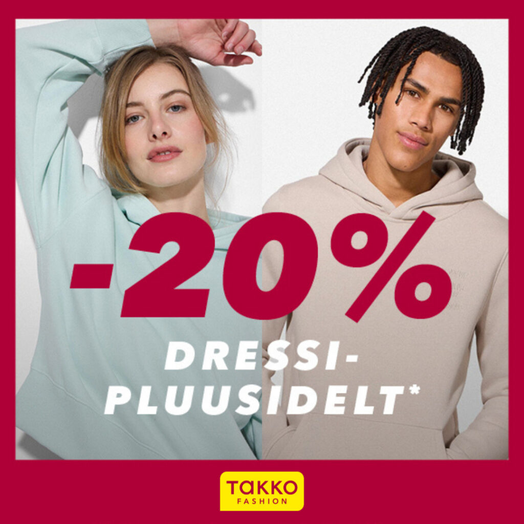 Takko: Dressipluusid -20%!