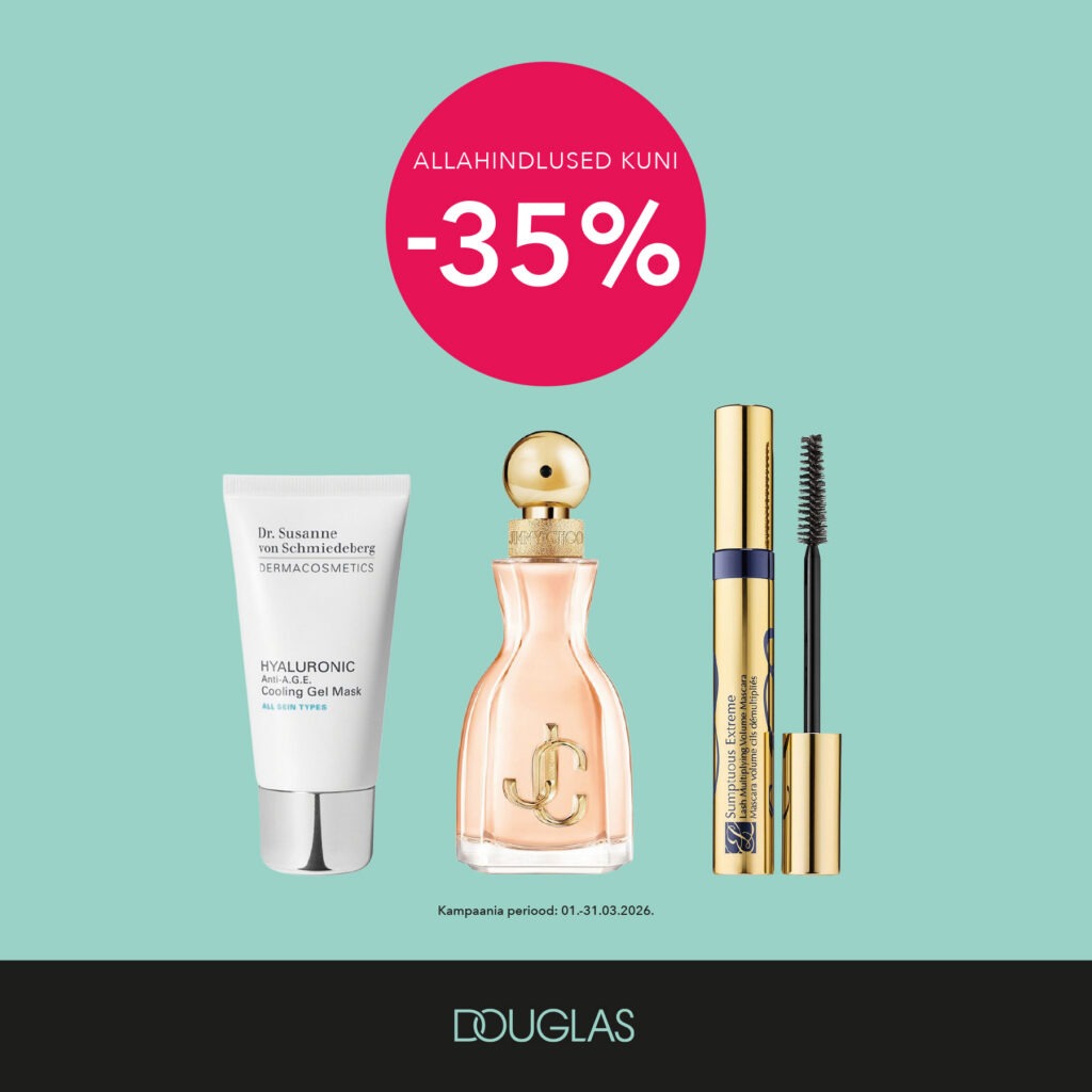 DOUGLAS: allahindlused kuni -35%