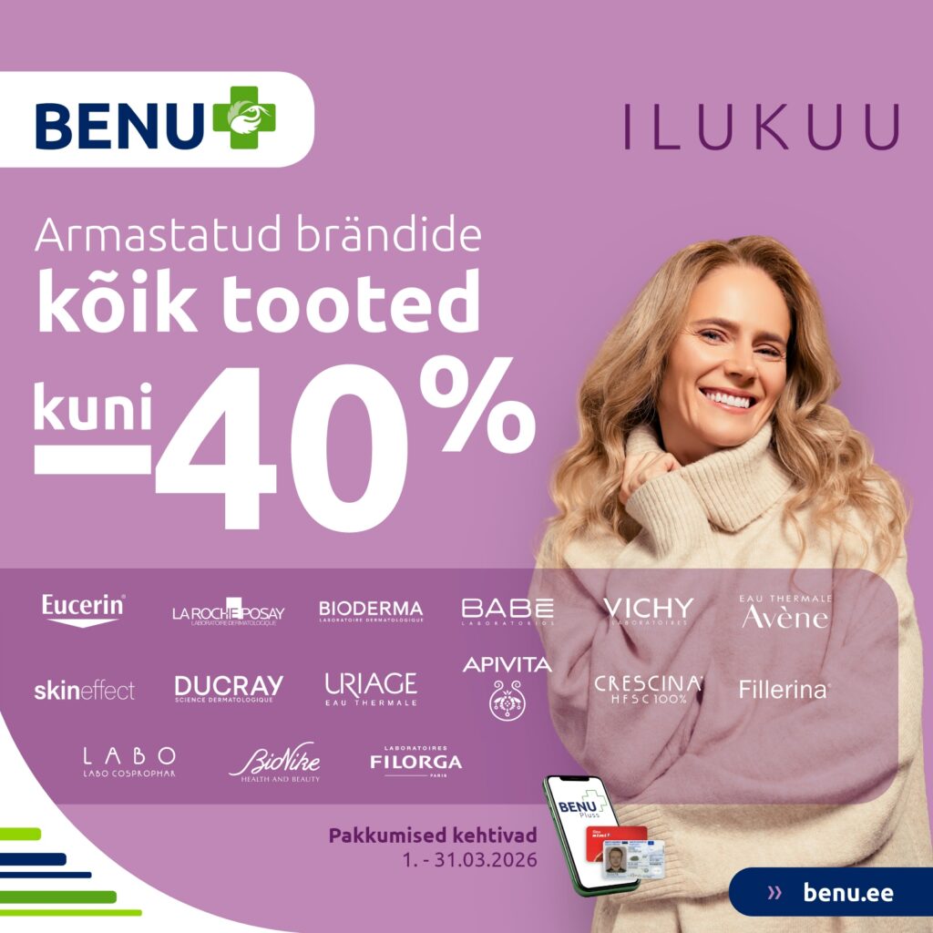 BENU: Armastatud brändid kuni -50%