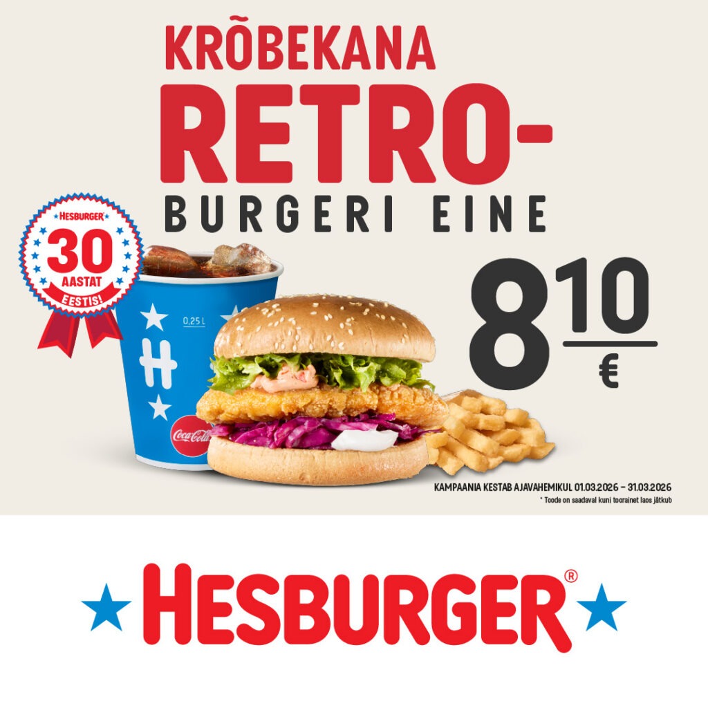HESBURGER: krõbekana retroburger