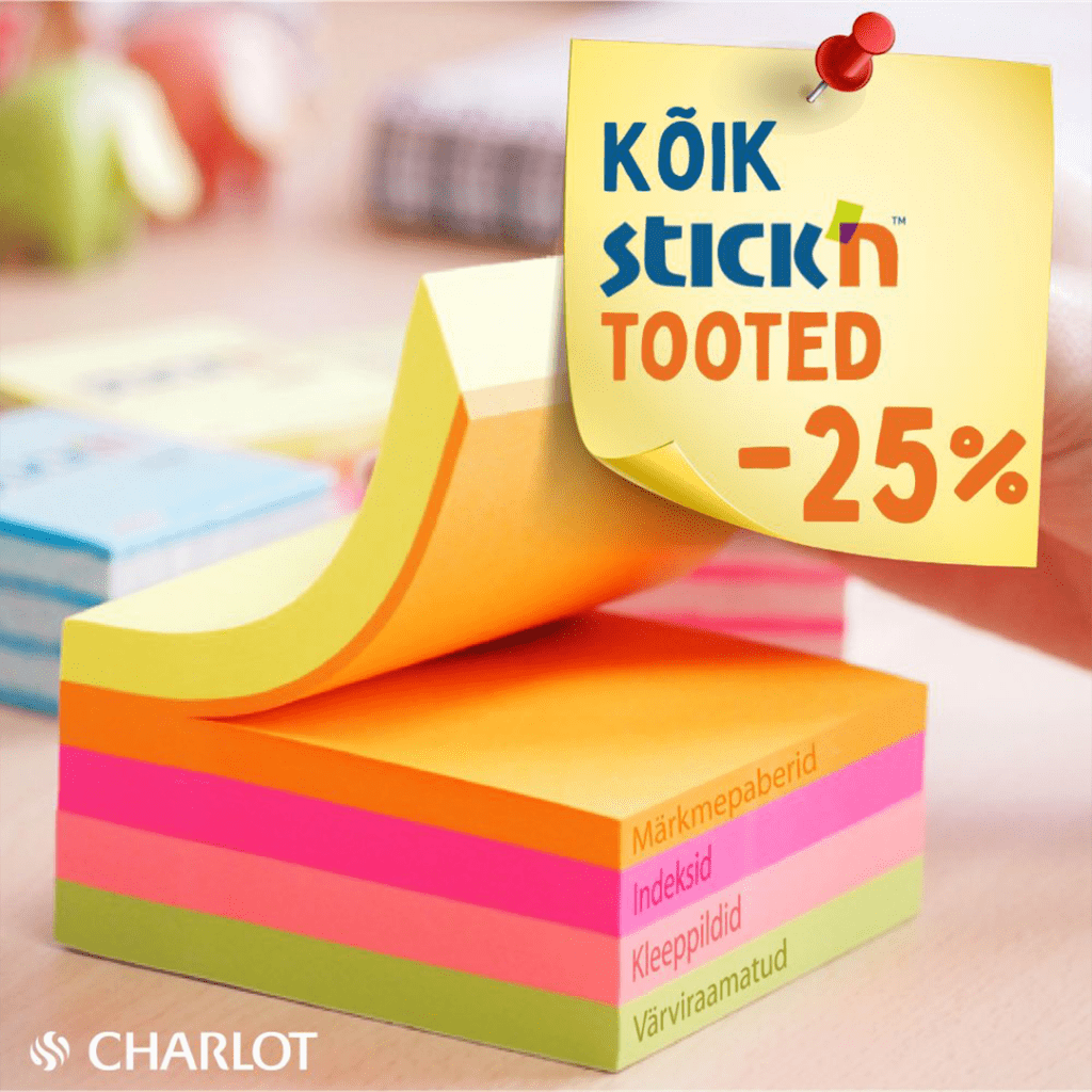 Charlotis kõik Stick’n tooted -25%