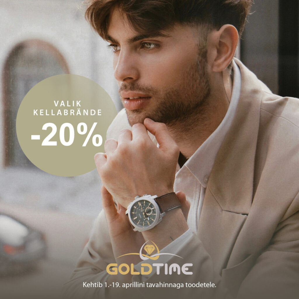 Goldtime’is valik kellabrände -20%