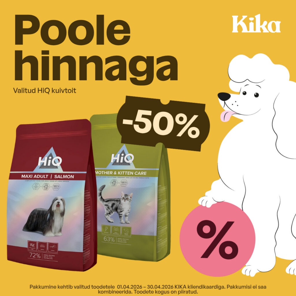 Kikas valitud kuivtoit HIQ -50%