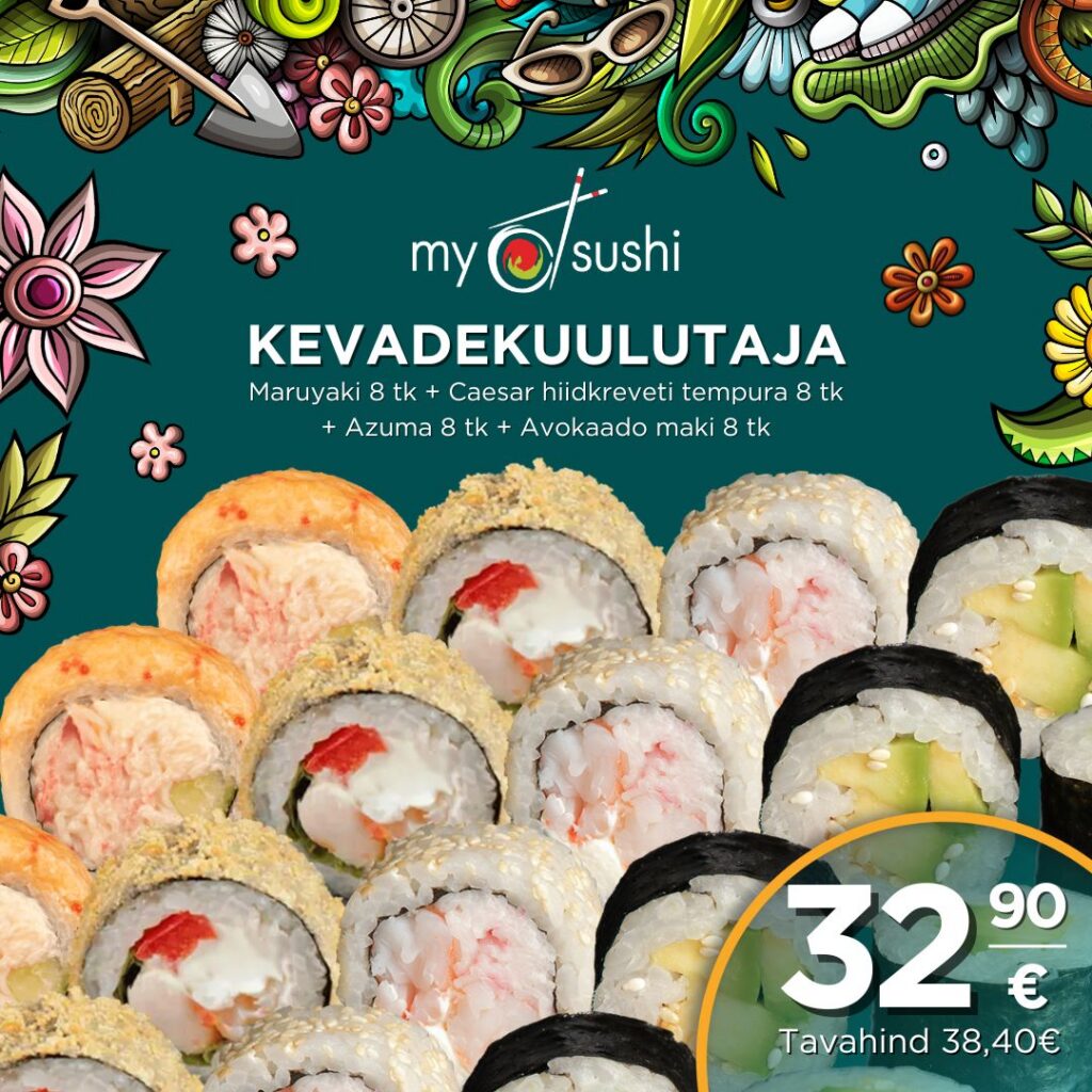 MySushis kevadekuulutaja komplekts 32.90 €