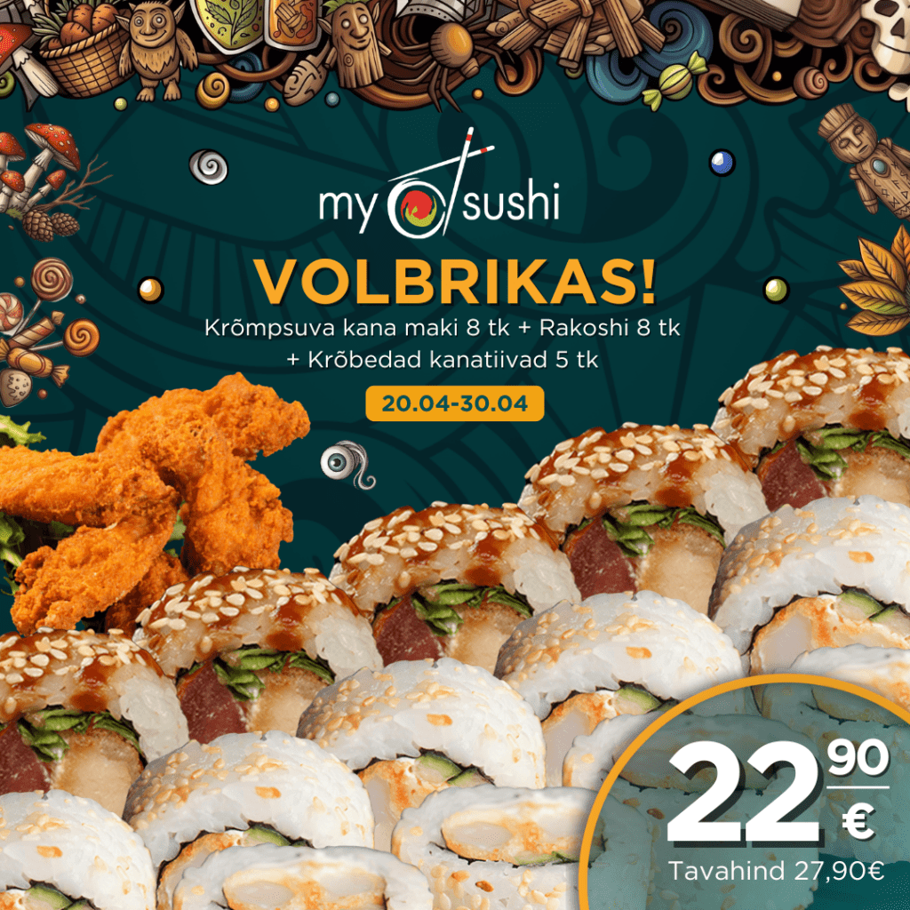 MySushis volbrikas 22,90€