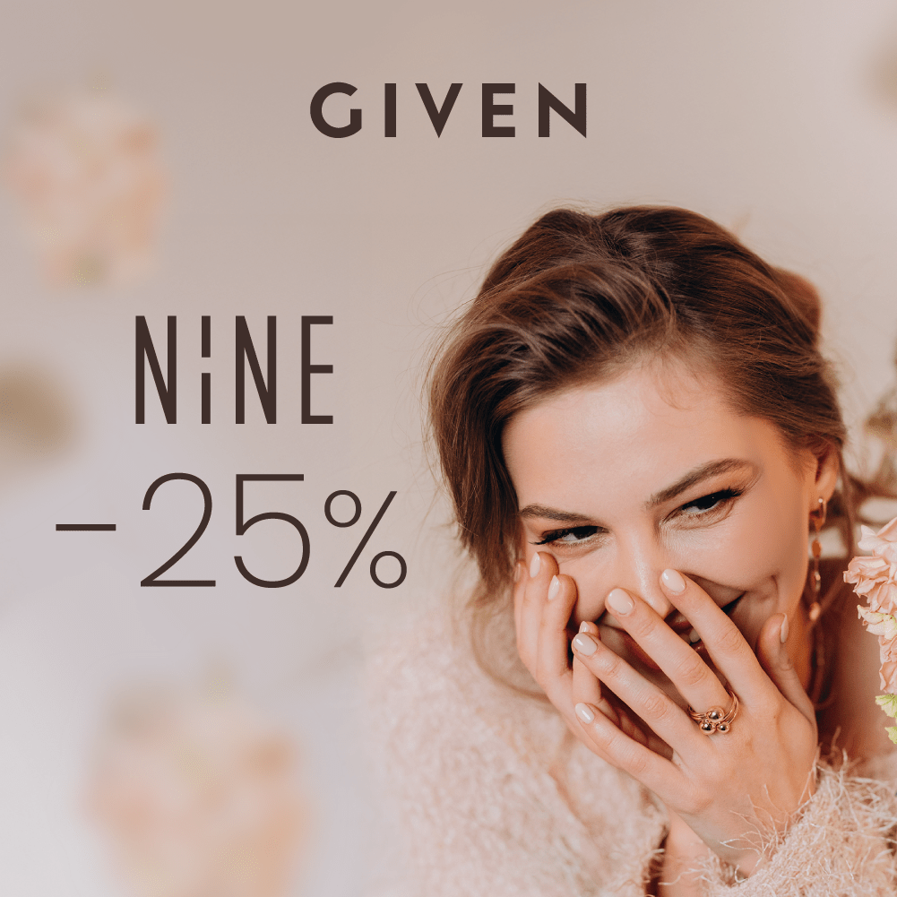 NINE kuldehted -25%