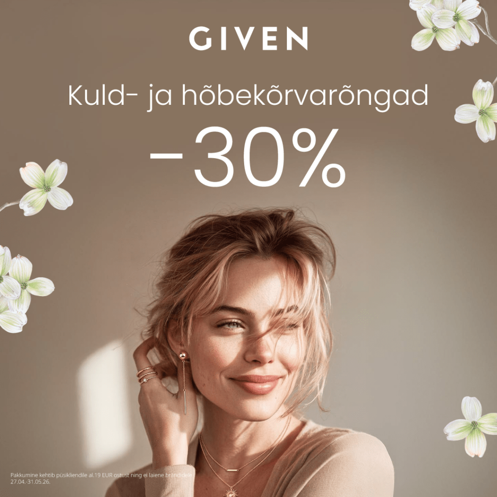 Givenis kuld- ja hõbekõrvarõngad -30%