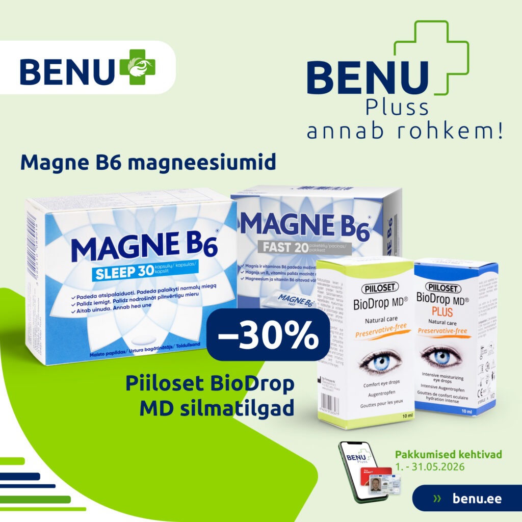 BENU maikuu pakkumised kuni -30%