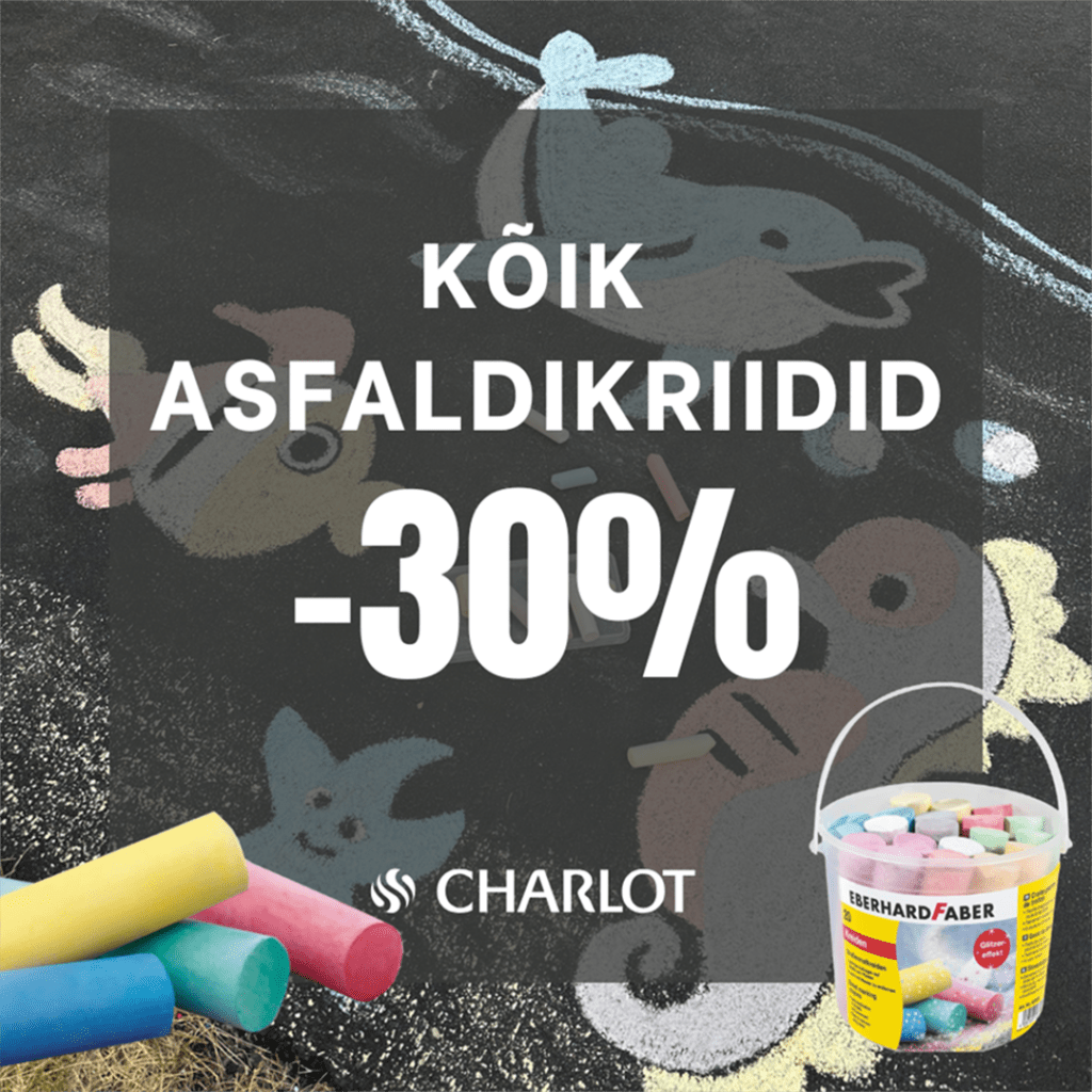 Charlotis kõik asfaldikriidid -30%