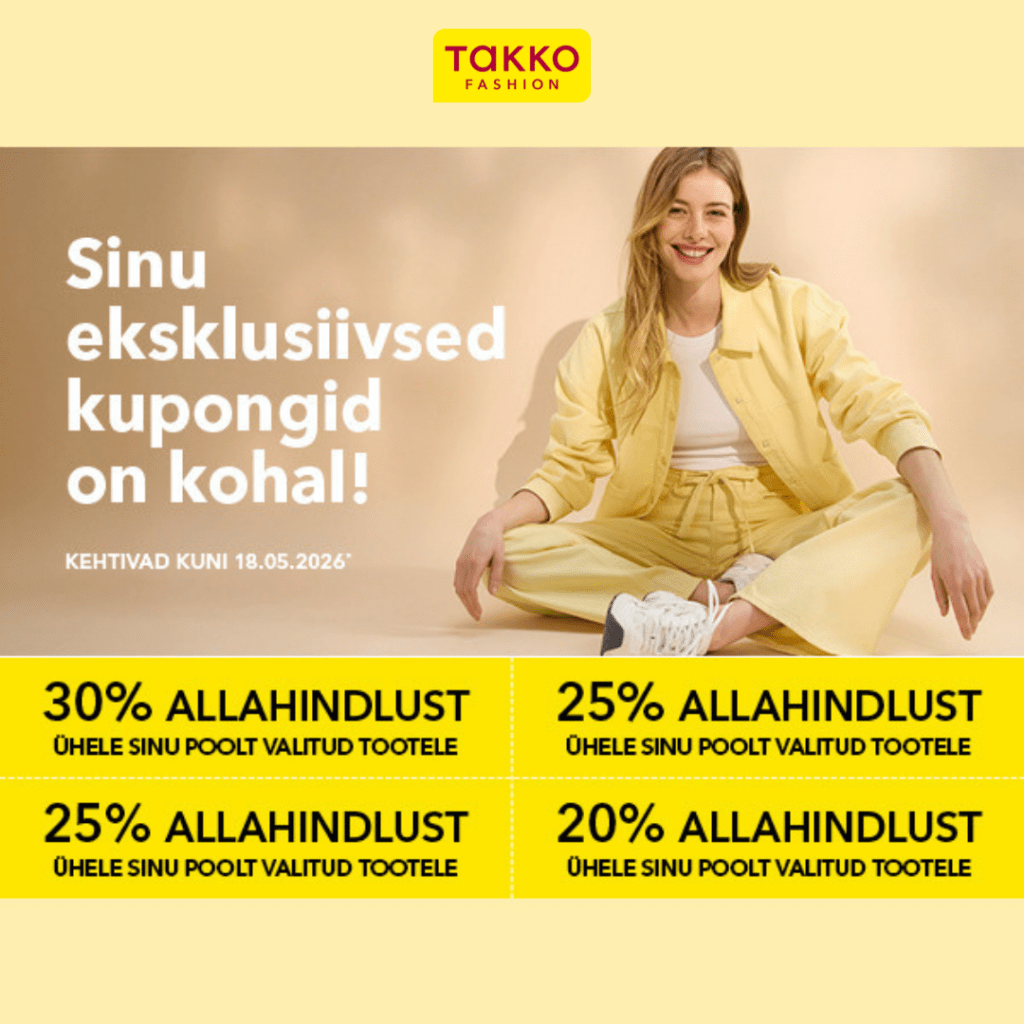Takko Fashioni eksklusiivsed kupongid