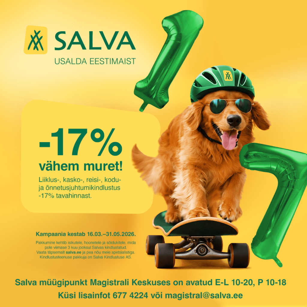 Salvas vähem muret – kindlustus 17% soodsam