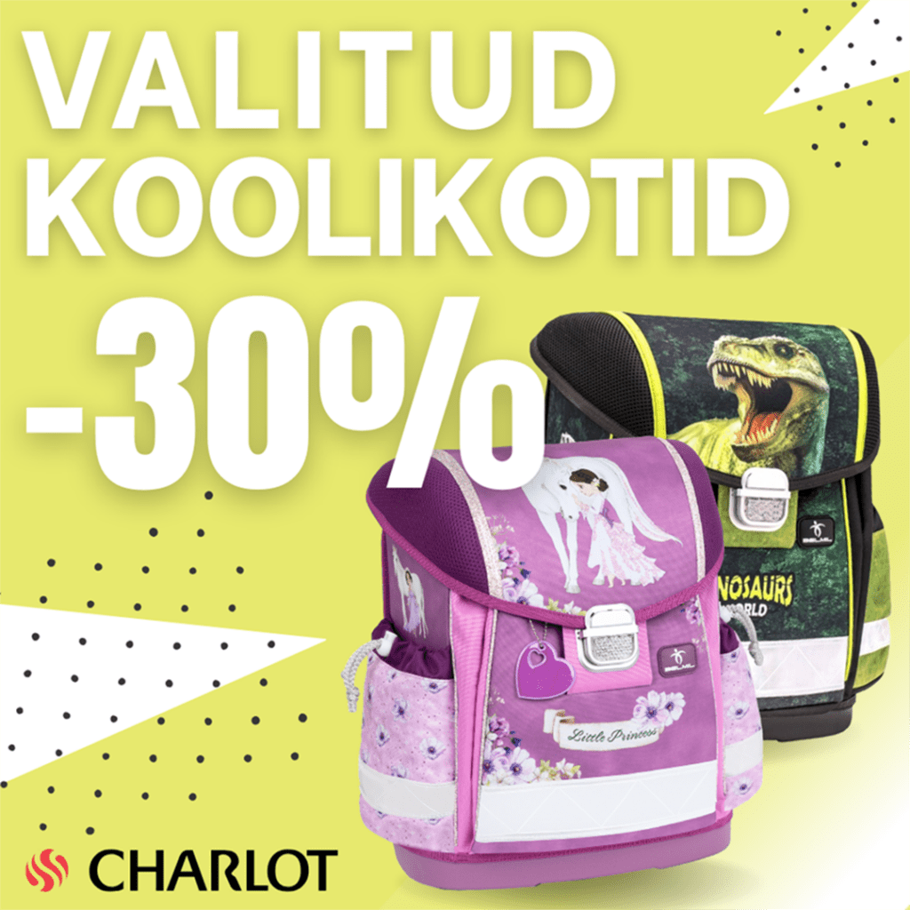 Charlotis valitud koolikotid -30%