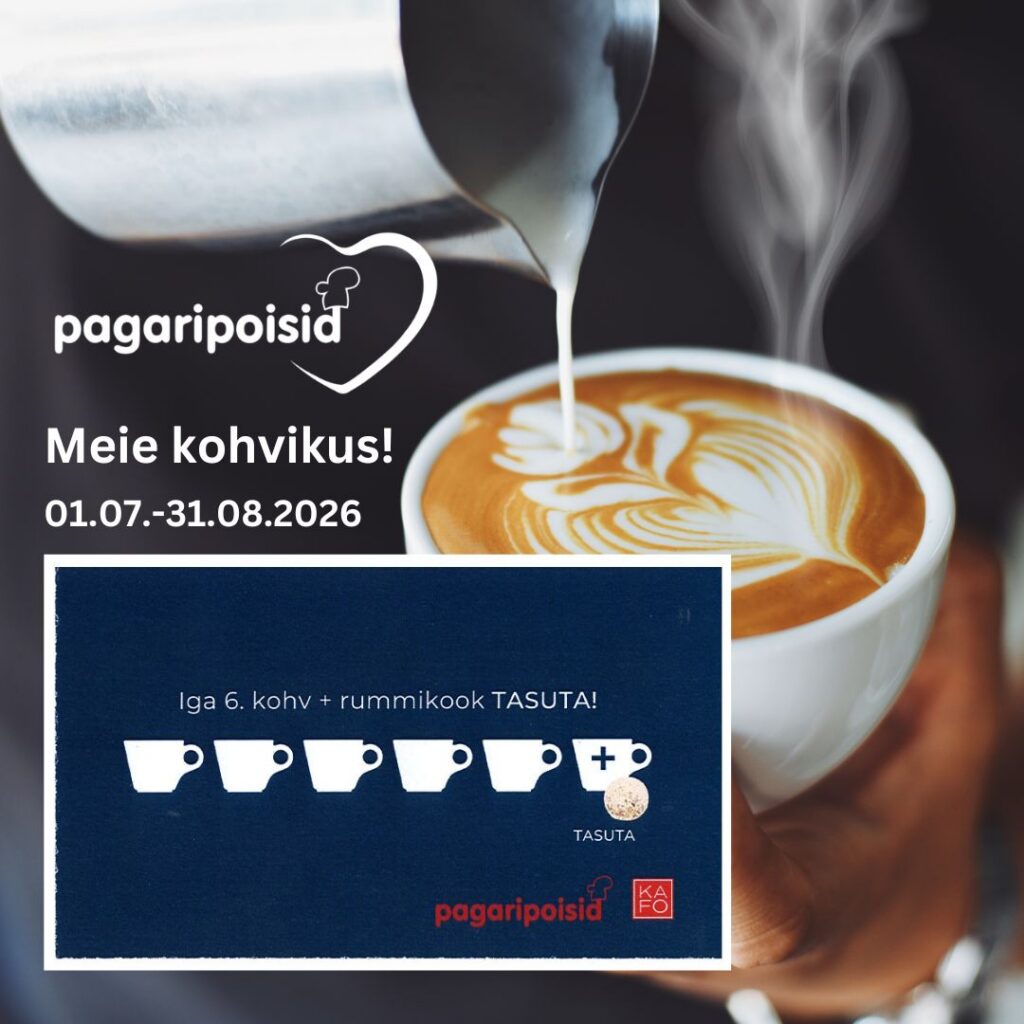 Iga 6. kohviga saad tasuta rummikoogi