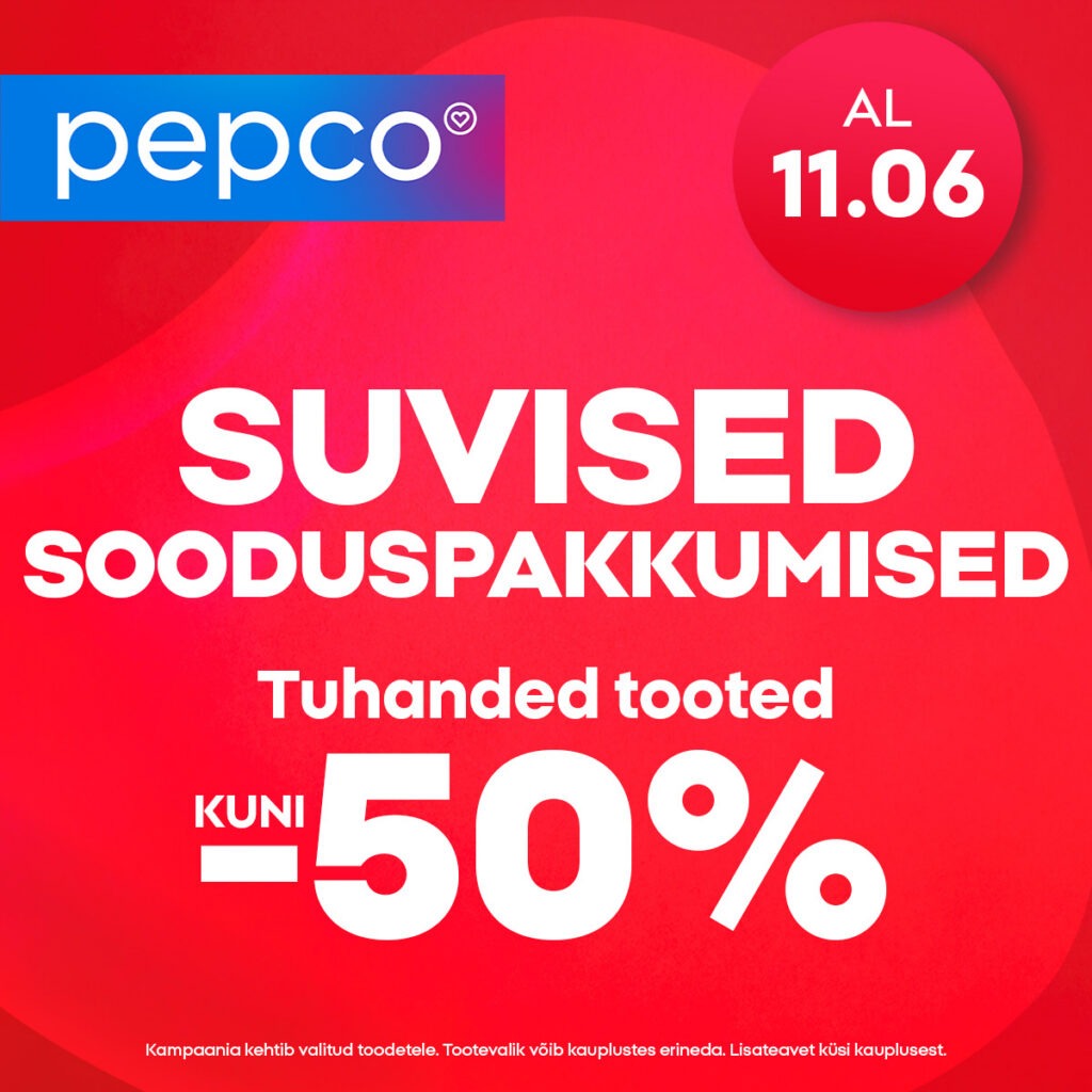 Pepco suvised sooduspakkumised kuni -50%