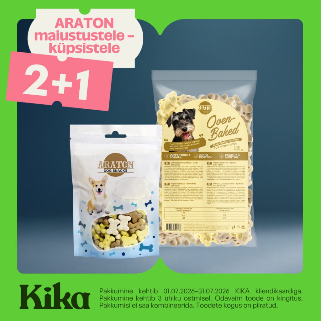 ARATON maiustustele ja küpsistele 2+1