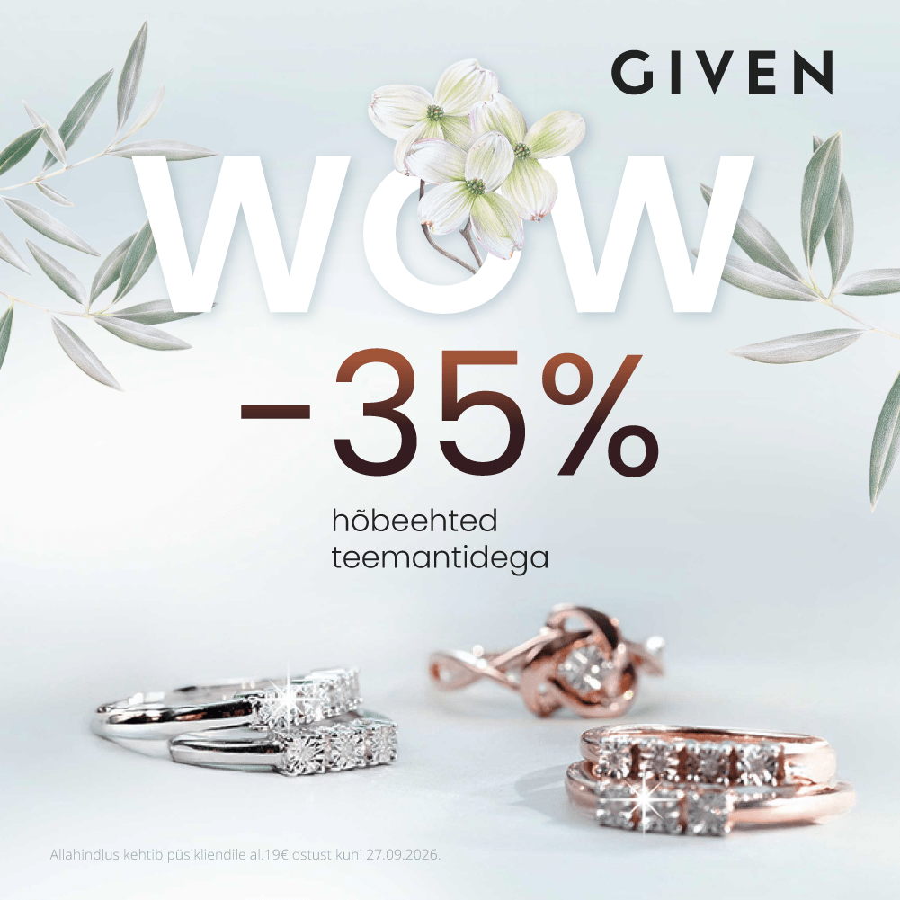 Hõbeehted teemantidega -35%
