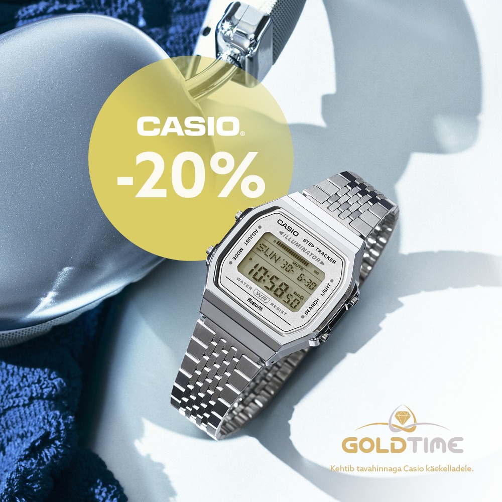 Casio käekellad -20%