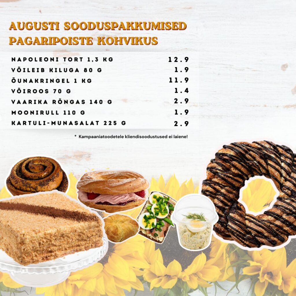 Augusti sooduspakkumised