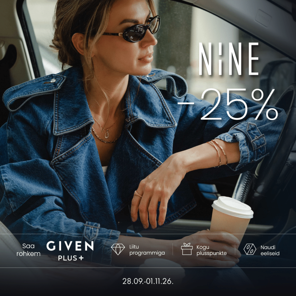 NINE kuldehted -25%
