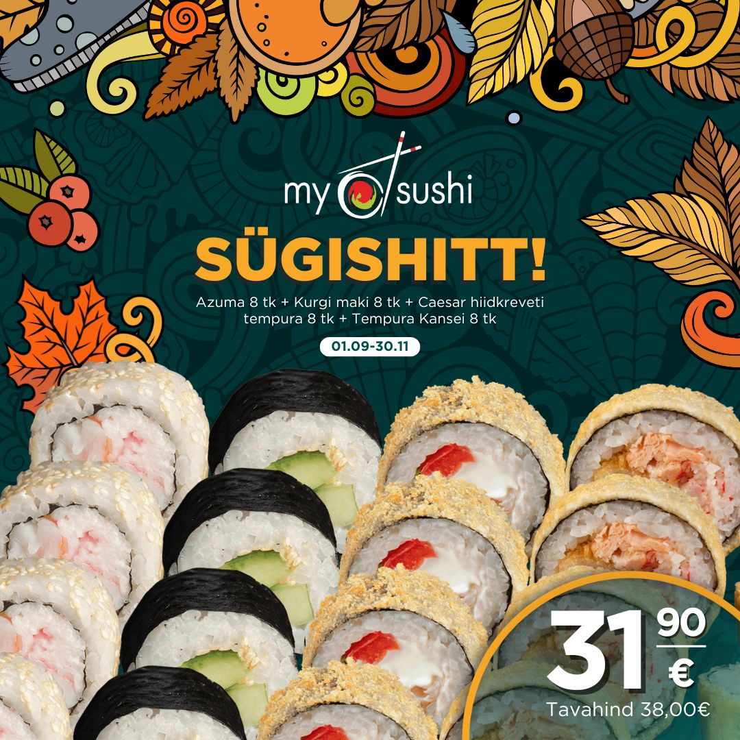 Sügishitt soodushinnaga 31.90 €!
